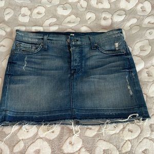 7 for all Mankind miniskirt